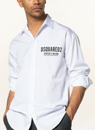 Dsquared2 Ceresio Casual-Hemd Herren, Weiß