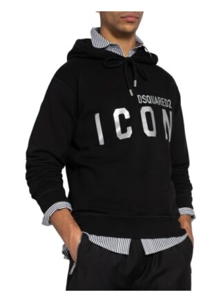 dsquared2 Hoodie Icon schwarz