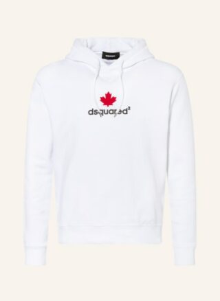 Dsquared2 Hoodie Herren, Weiß