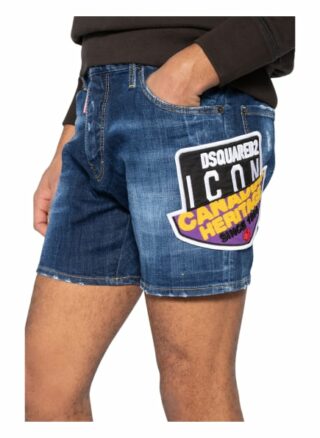 dsquared2 Jeans-Shorts Icon blau
