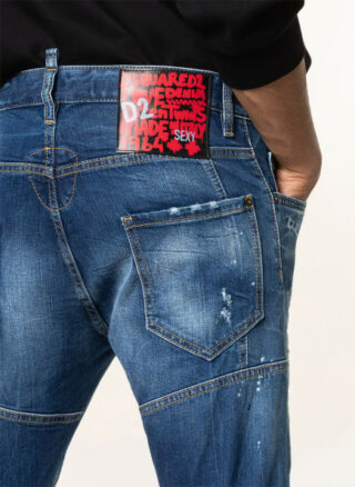dsquared2 Jeans Tidy Biker Slim Fit blau