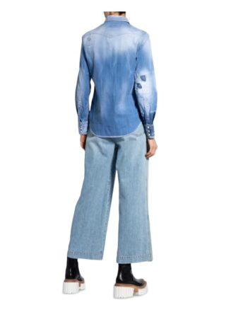 dsquared2 Jeansbluse d2 blau