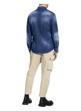 dsquared2 Jeanshemd blau