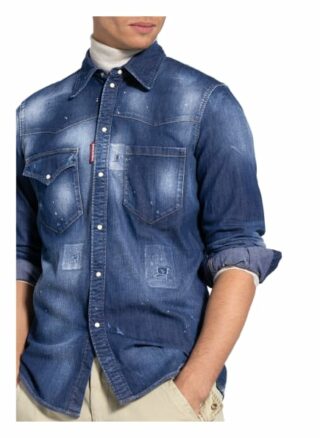 dsquared2 Jeanshemd blau