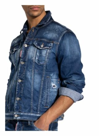 dsquared2 Jeansjacke Dan Jean blau