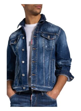 dsquared2 Jeansjacke Dan Jean blau