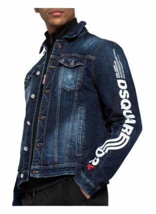 dsquared2 Jeansjacke Dan blau