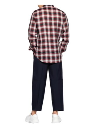 dsquared2 Leinenhemd Regular Fit rot