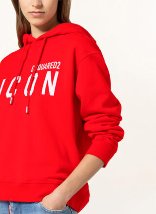 dsquared2 Oversized-Hoodie rot