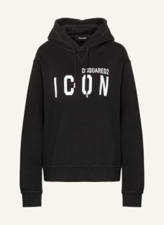 dsquared2 Oversized-Hoodie schwarz