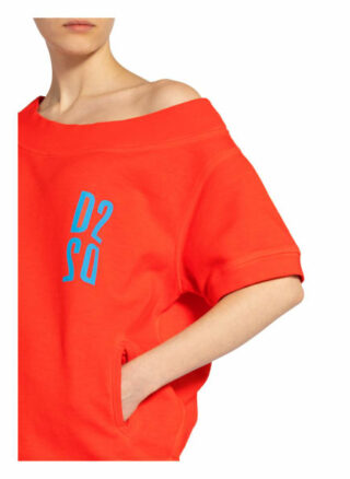 dsquared2 Oversized-Sweatshirt rot