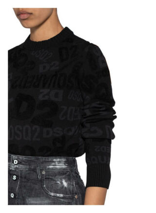 dsquared2 Pullover schwarz