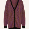 dsquared2 Strickjacke Mit Gitzergarn grau