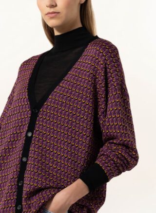 dsquared2 Strickjacke Mit Gitzergarn grau