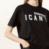Dsquared2 T-Shirts Damen, Schwarz