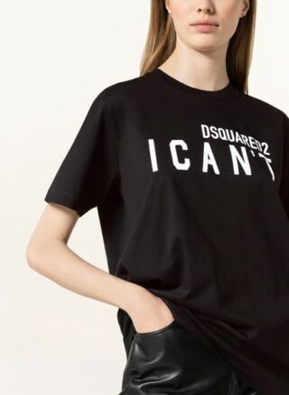 Dsquared2 T-Shirts Damen, Schwarz