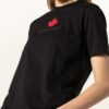 Dsquared2 T-Shirts Damen, Schwarz