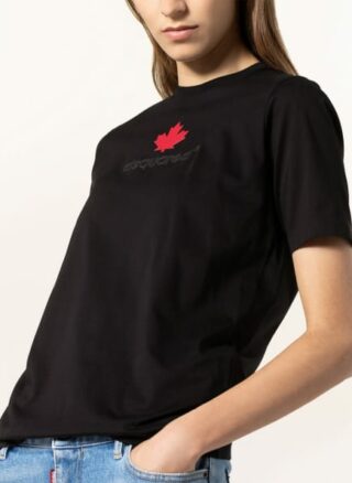 Dsquared2 T-Shirts Damen, Schwarz