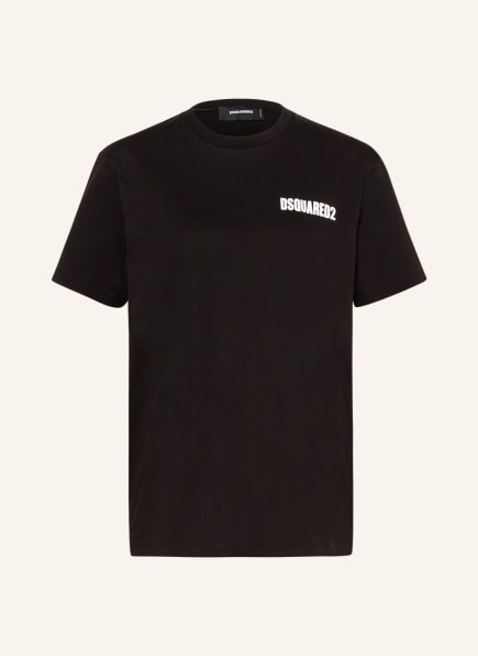 Dsquared2 T-Shirts Damen, Schwarz Dsquared2 T-Shirts Damen, Schwarz