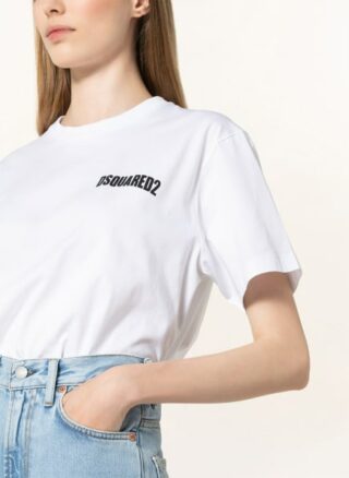 Dsquared2 T-Shirts Damen, Weiß