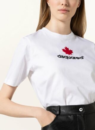 Dsquared2 T-Shirts Damen, Weiß