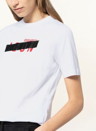 Dsquared2 T-Shirts Damen, Weiß