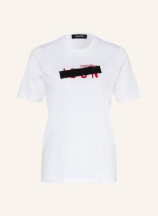Dsquared2 T-Shirts Damen, Weiß