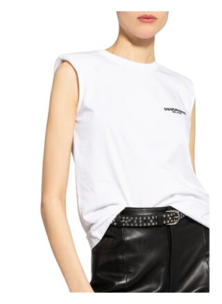 Dsquared2 Top Damen, Weiß