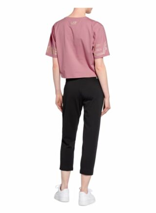 ea7 Emporio Armani Cropped-Shirt rosa