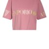 ea7 Emporio Armani Cropped-Shirt rosa