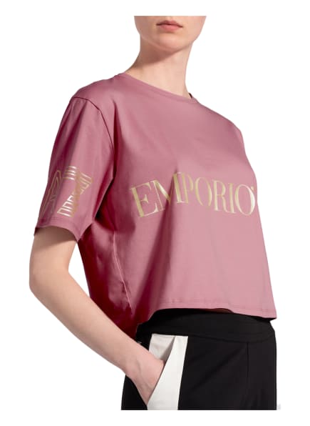 ea7 Emporio Armani Cropped-Shirt rosa ea7 Emporio Armani Cropped-Shirt rosa