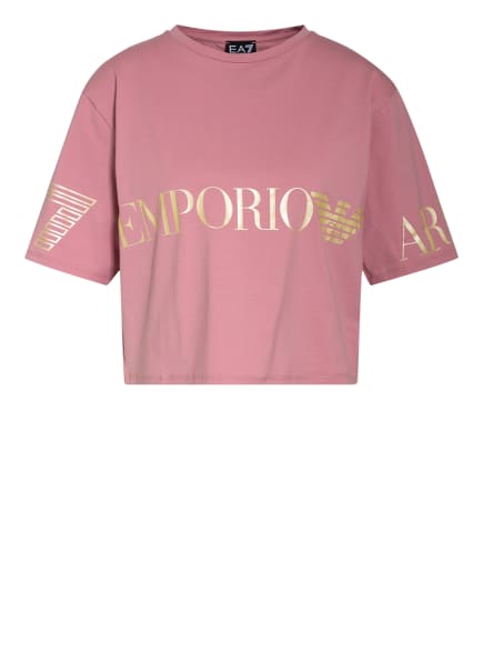 ea7 Emporio Armani Cropped-Shirt rosa ea7 Emporio Armani Cropped-Shirt rosa