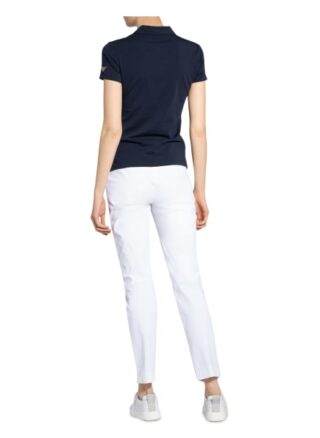 ea7 Emporio Armani Jersey-Poloshirt Mit Schmucksteinbesatz blau