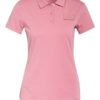ea7 Emporio Armani Jersey-Poloshirt Mit Schmucksteinbesatz pink