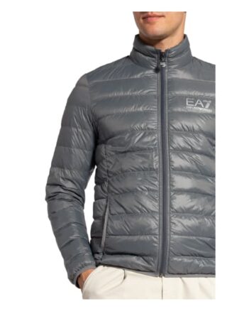 EA7 EMPORIO ARMANI Daunenjacke Herren, Grau