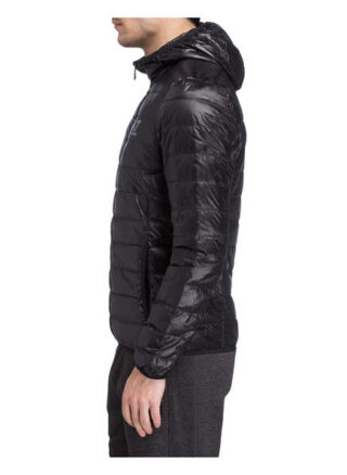 EA7 EMPORIO ARMANI Daunenjacke Herren, Schwarz