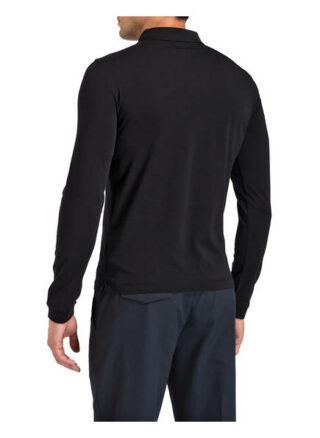 EA7 EMPORIO ARMANI Jersey-Poloshirt Herren, Schwarz