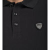 EA7 EMPORIO ARMANI Jersey-Poloshirt Herren, Schwarz