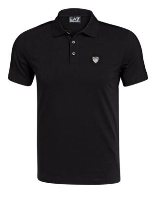 EA7 EMPORIO ARMANI Poloshirt Herren, Schwarz