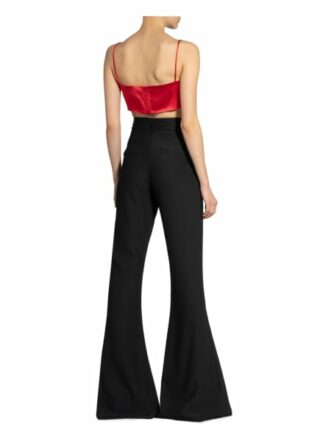 gauge81 Cropped-Top Aus Satin rot