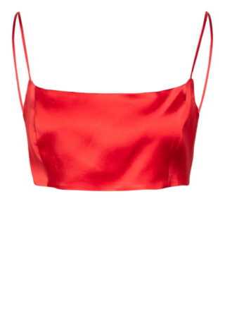 gauge81 Cropped-Top Aus Satin rot