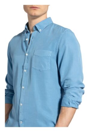 nn07 Hemd Manza Slim Fit blau