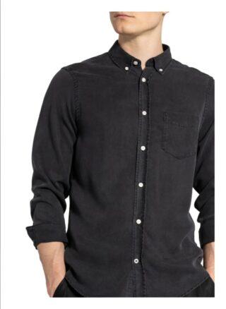 NN07 Manza Casual-Hemd Herren, Schwarz