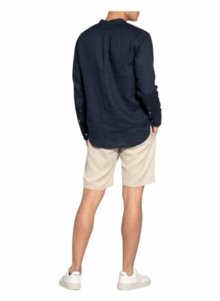 NN07 Justin Leinenhemd Herren, Blau