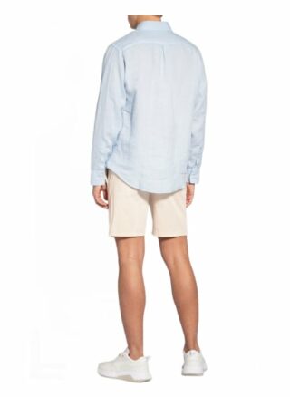 NN07 Levon Leinenhemd Herren, Blau
