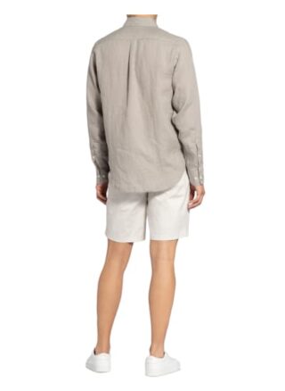 NN07 Levon Leinenhemd Herren, Grau