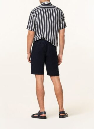 NN07 Seb Leinenshorts Herren, Blau