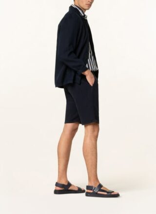 NN07 Seb Leinenshorts Herren, Blau