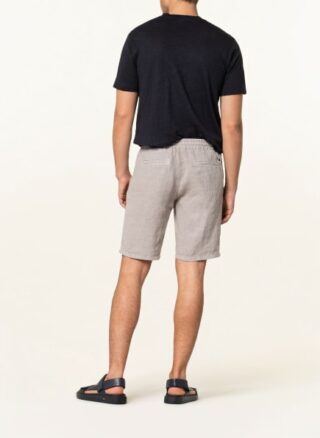 NN07 Seb Leinenshorts Herren, Grau