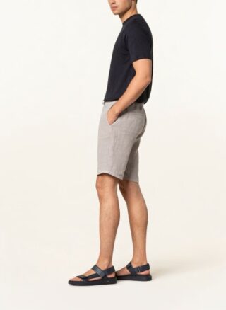 NN07 Seb Leinenshorts Herren, Grau